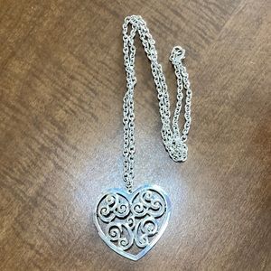 Long heart necklace